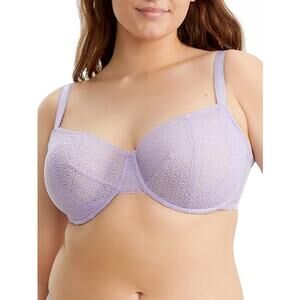 Bare The Push-Up Without Padding Bra 30G Lavender NWT